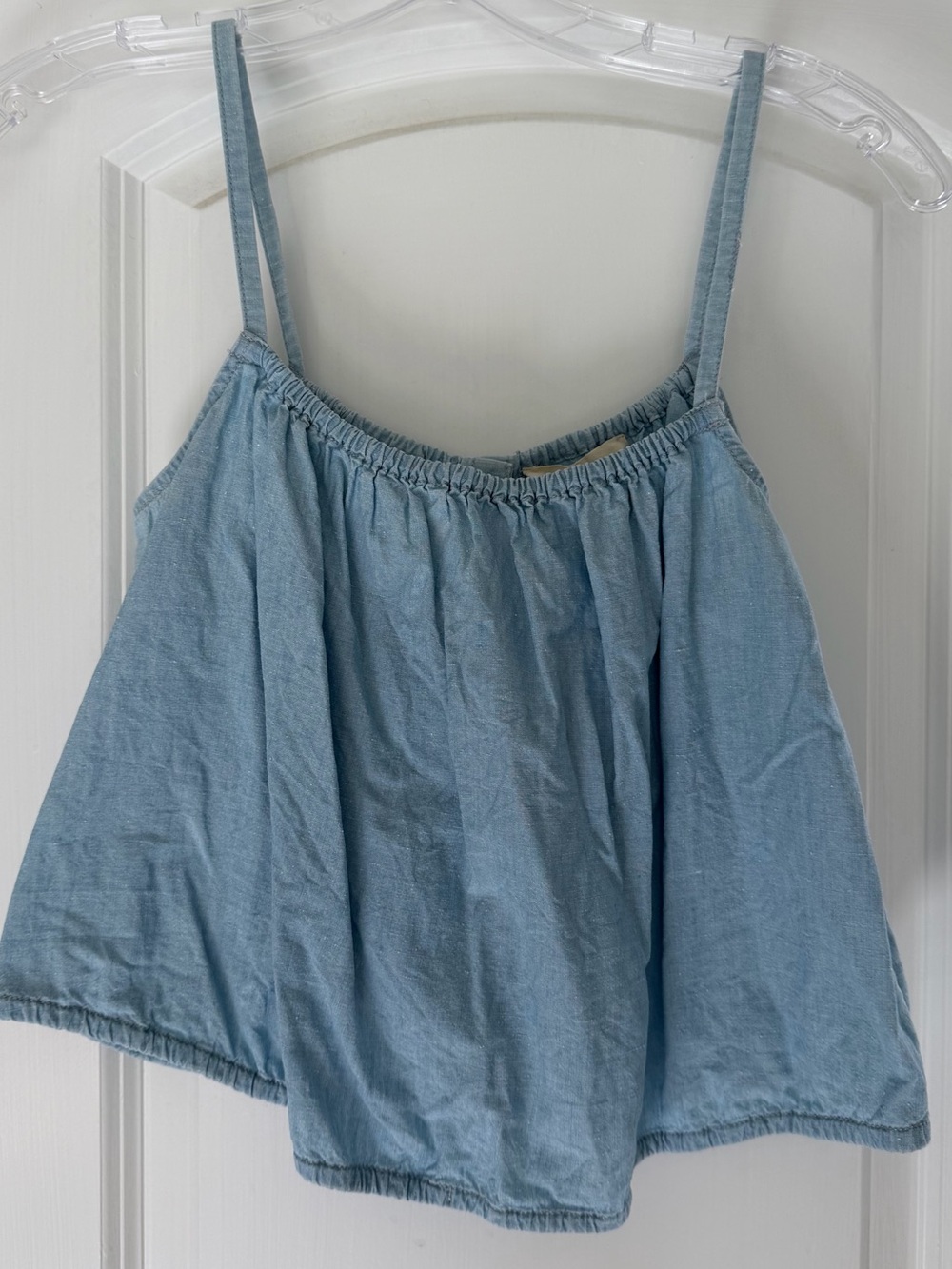 Madewell Light Blue Spaghetti Strap Tank